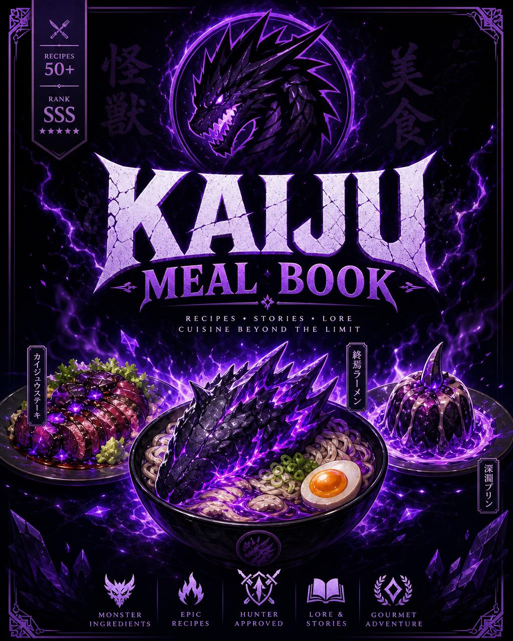 Portada de Kaiju Meal Book